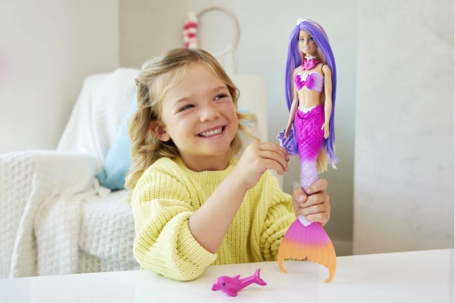 Punčka Barbie Malibu morska deklica, ki spreminja barvo