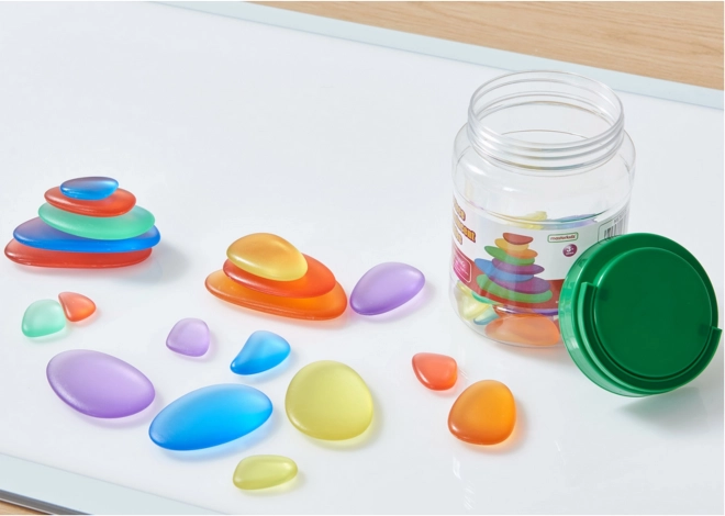 Masterkidz Kvadratni LED svetlobni panel barvni + set dodatkov