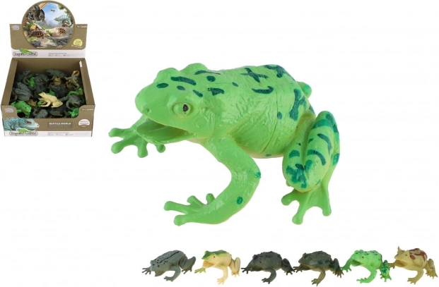 Plastična žaba 7x7 cm mešanica vrst