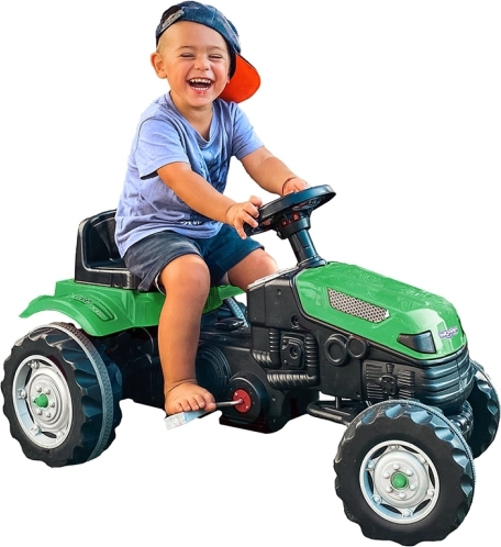 poganjalni traktor WOOPIE Farmer GoTrac s tihimi kolesi