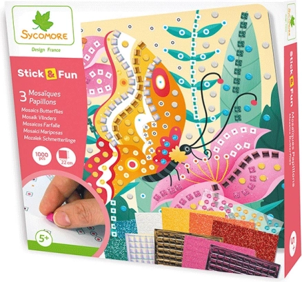 Stick & Fun mozaikni metuljčki za otroke