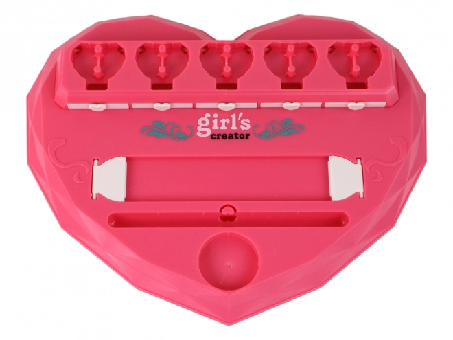 Komplet za izdelavo zapestnic Diamonds Patchwork Heart