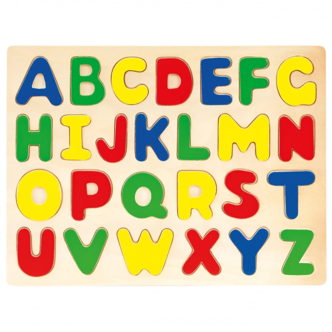 Bino Leseno vstavljivo puzzle abeceda