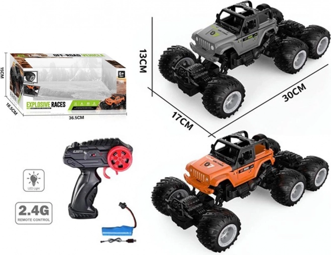 RC avto 2,4 GHz z USB polnjenjem