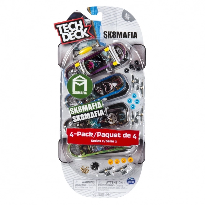 Tech Deck fingerboard štiripaketno