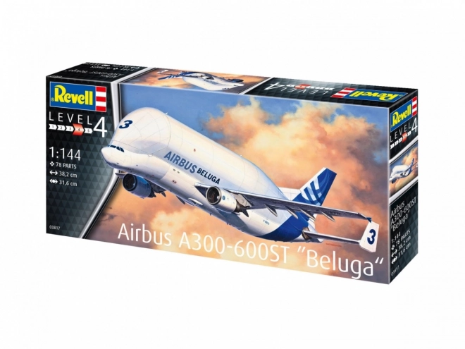 Plastični model letala Airbus A300-600ST Beluga 1/144