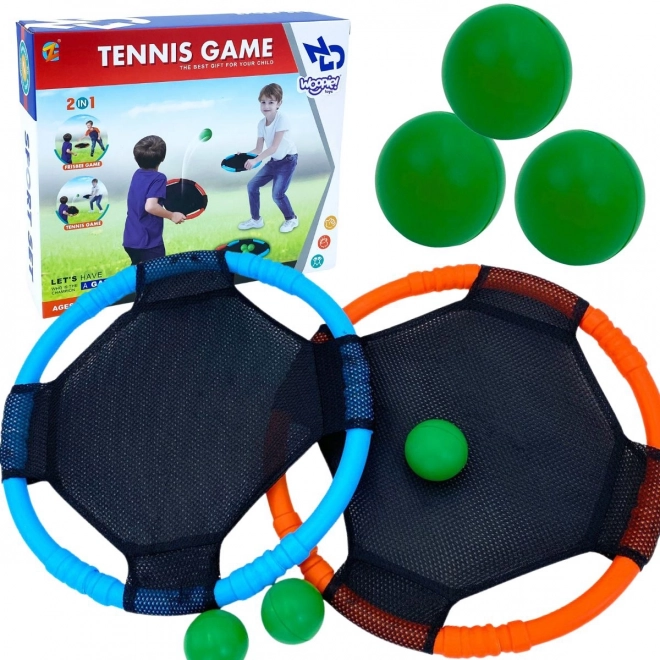 Woopie igra spretnosti 2v1 tenis frisbee