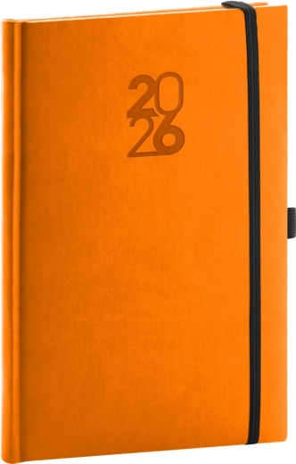 Tedenski dnevnik Notique Aprint Top 2026 oranžen 15 x 21 cm