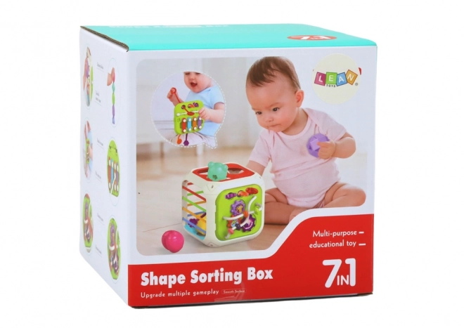 Izobraževalna kocka za dojenčke 7v1