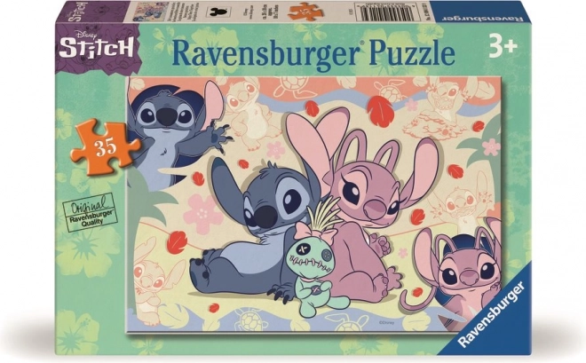 Sestavljanka Ravensburger Disney Šivka z Angelom 35 kosov