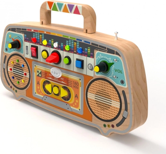 Odporna lesena izvedba z ročajem