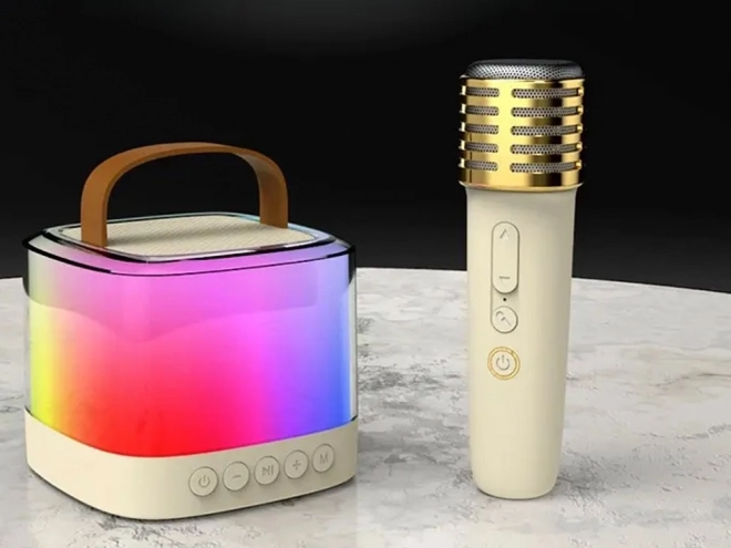 Mikrofon z brezžičnim zvočnikom in Bluetooth