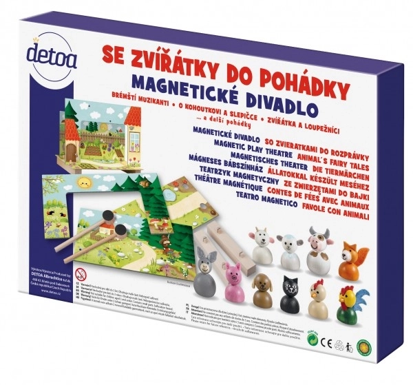 Magnetno gledališče z živalmi v pravljici