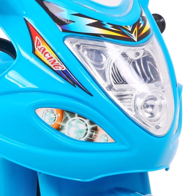 Tricikel BJX-088 električni motocikel + zvoki + luči – Modra