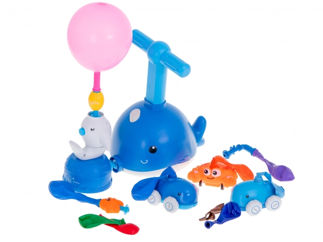Aerodinamični izstreljevalnik balonov - delfin