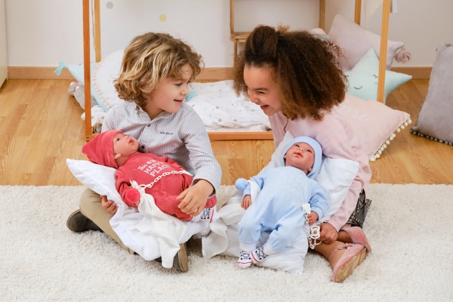 Llorens M844-53 oblaček za punčko dojenčka NEW BORN velikosti 43-44 cm