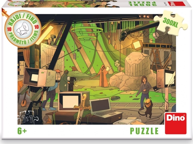 DINO Puzzla Pošči 10 predmetov: Film XL 300 delcev
