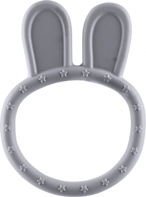 Silikonski grizalo Rabbit, Dove Grey