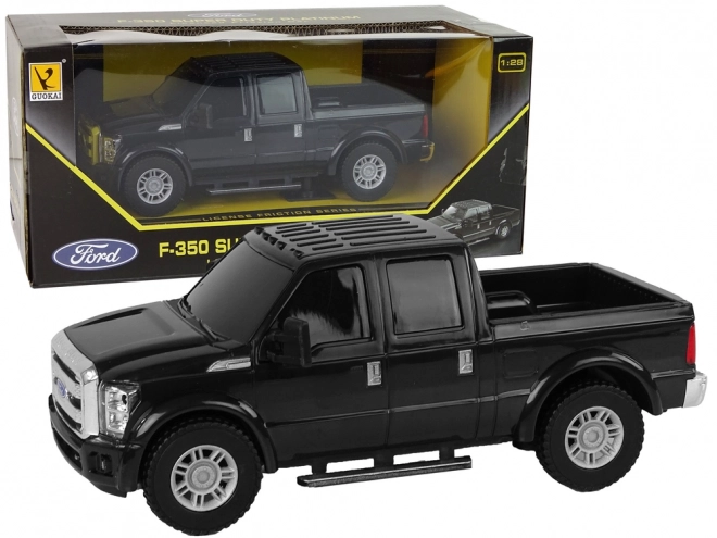 Črni Ford F-350 Pick Up Pogon Avtomobil