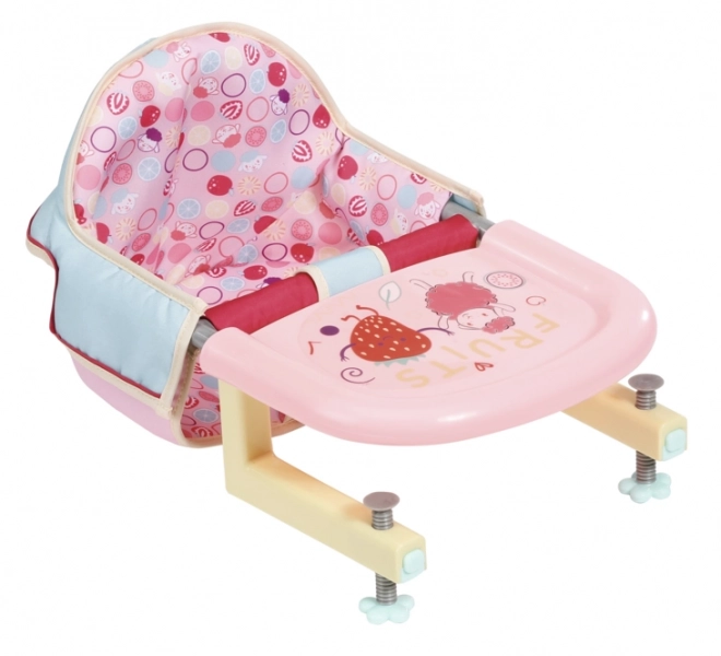 Baby Annabell Jedilni stol s pritrditvijo na mizo