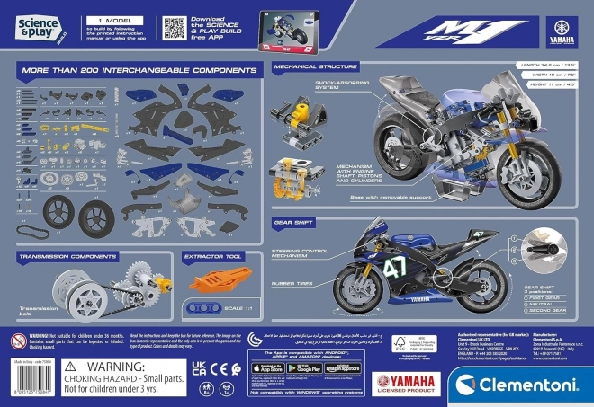 CLEMENTONI Znanost&Zabava Mehanični laboratorij Motor Yamaha