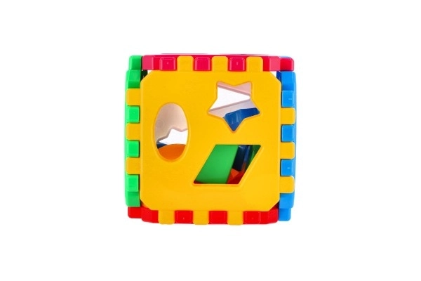 Vstavljiva kocka plastika 12x12cm v mreži 12m+