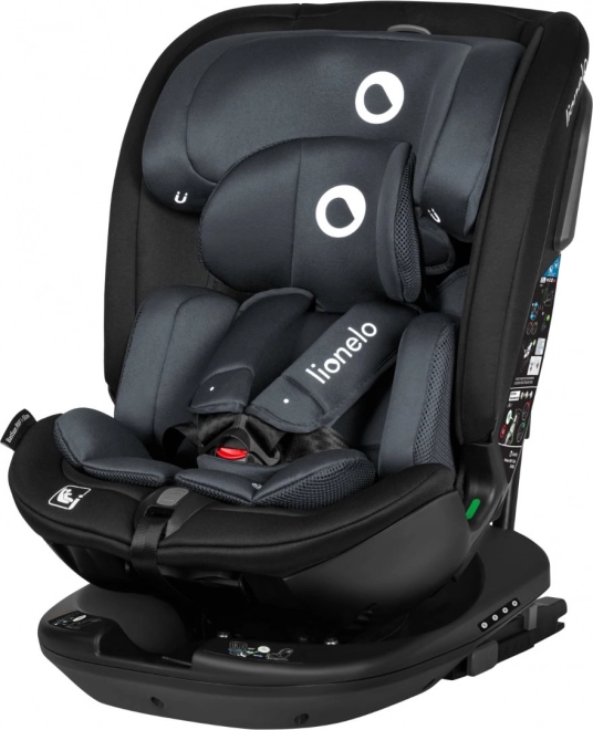Otroški avtosedež Lionelo Bastiaan RWF i-Size 0–36 kg – Siva