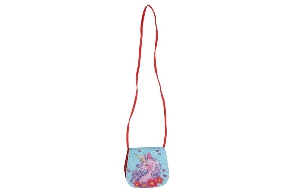 Torbica/torba samorog s kamni plast 4 barve v vrečki 17x15x3cm