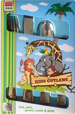 Otroški komplet jedilnega pribora ZOO