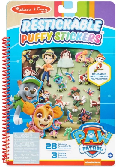 Večkrat nalepljive 3D nalepke TAČKE NA PATRULJI – džungla, MELISSA & DOUG