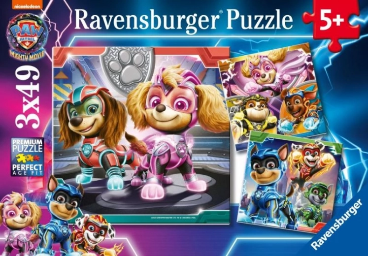 Tačke na patrulji v celovečercu puzzle 3x49 koščkov