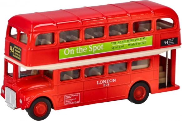 Kovinski model londonskega dvonadstropnega avtobusa Goki
