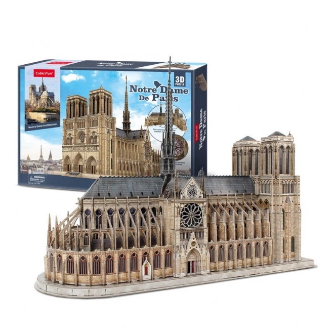 3D sestavljanka Katedrala Notre-Dame od CubicFun