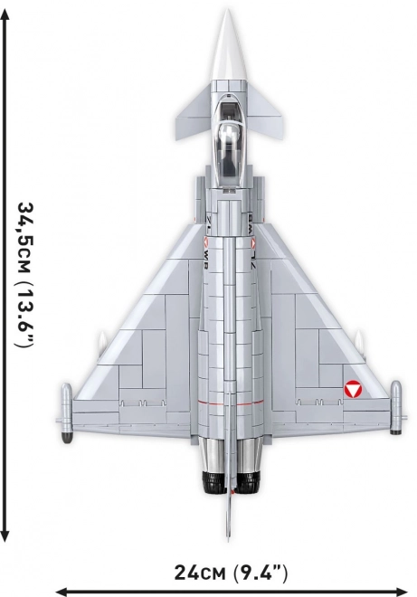 COBI 5850 Oborožene sile Eurofighter Typhoon Avstrija, 1:48, 578 kos