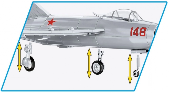 COBI 2416 Korejska vojna MIG-15 FAGOT, 1:32, 504 k, 1 f