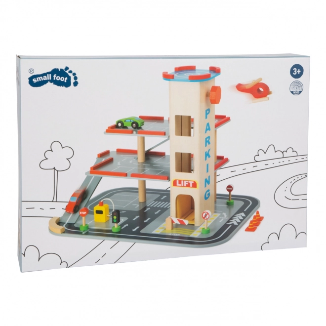 Leseno parkirišče z dvigalom - Small Foot