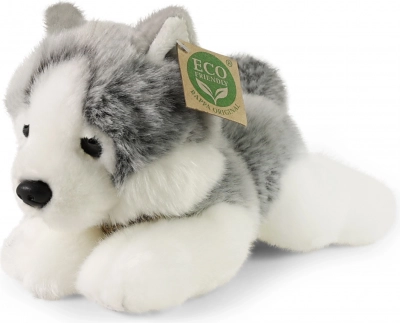 plišasti husky ležeči 20 cm okolju prijazen