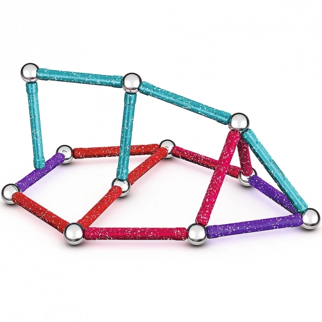 Magnetna sestavljanka GEOMAG Glitter 60 kosov