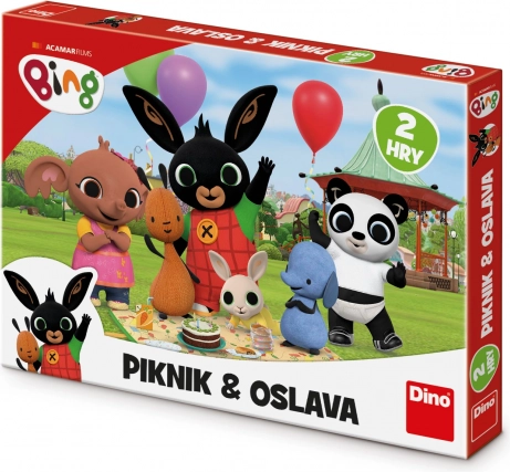 Piknik in zabava 2v1 BING – otroške namizne igre
