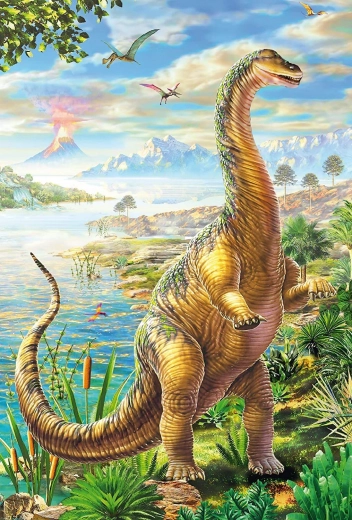 Veličastni sauropod z dolgim vratom