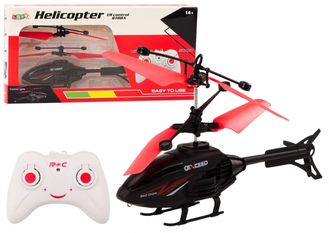Daljinsko vodeni RC helikopter z giroskopom – rdeča