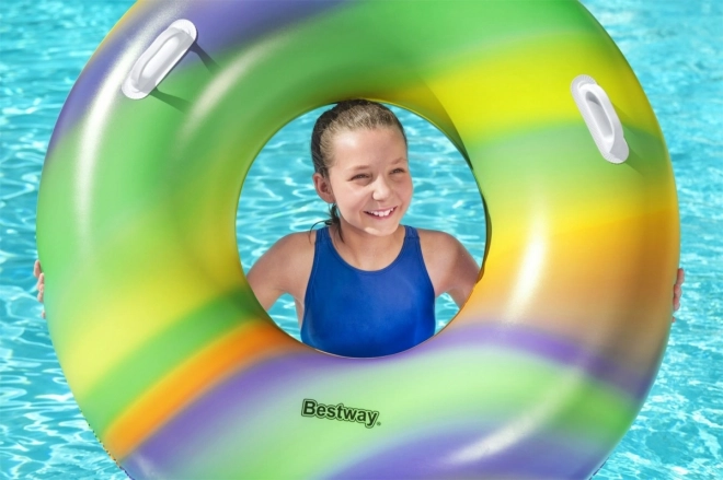 Mavrični plavalni obroč Bestway Rainbow