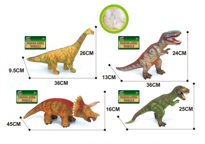 Interaktivni dinozaver 36 cm - 4 vrste