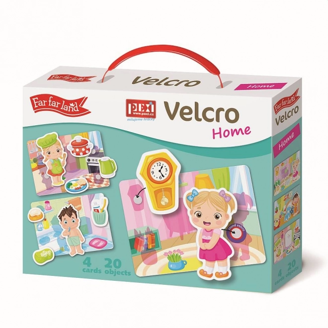 Sestavljanke Velcro Domov