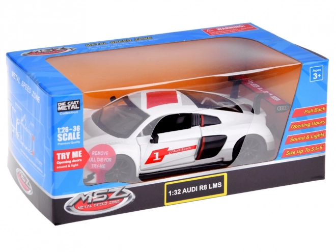 Kovinski model športnega avtomobila Audi R8 LMS v merilu 1:32