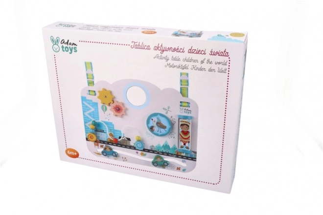 Tablica z dejavnostmi za malčke Adam Toys
