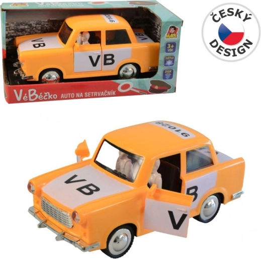 Retro avto VÉBÉčko na vztrajnik 17 cm