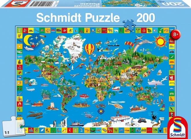 Puzzle Tvoj osupljivi svet 200 kosov