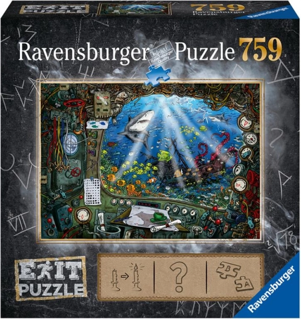 Ravensburger Puzzle EXIT: Podmornica 759 kosov