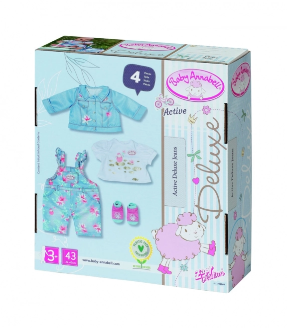 Baby Annabell Deluxe Jeans hlače za punčko